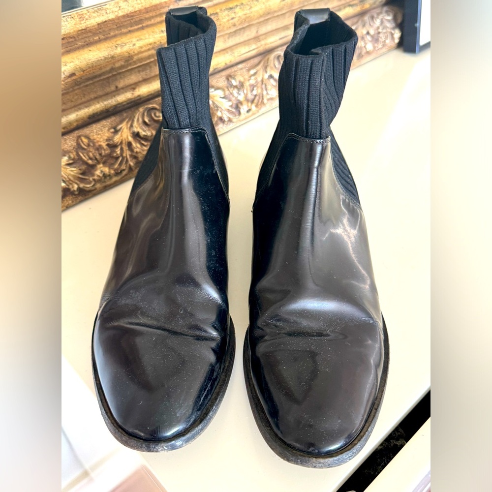 Vine Leather sock Chelsea boots